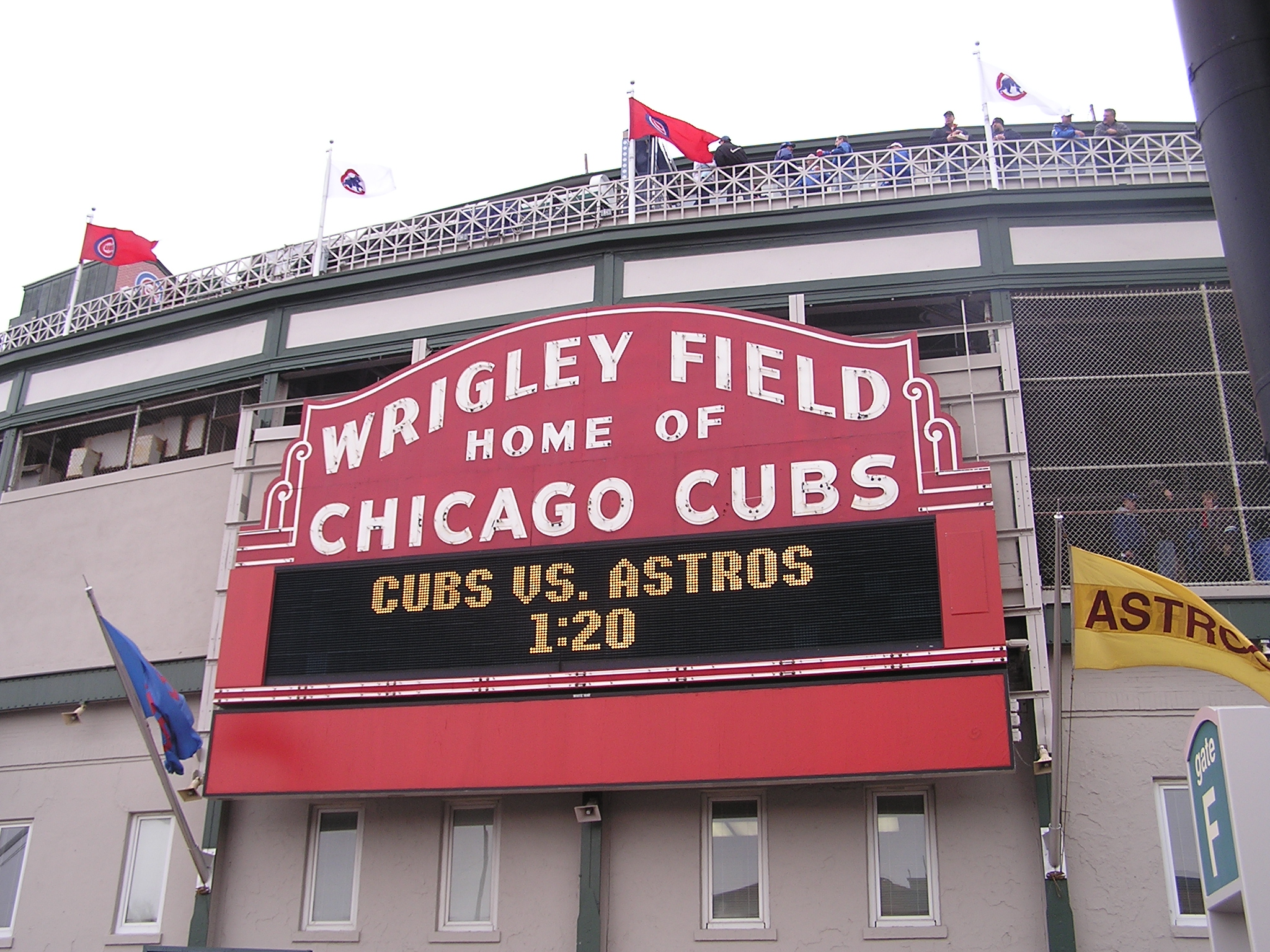 The Wrigley Field Marquee
