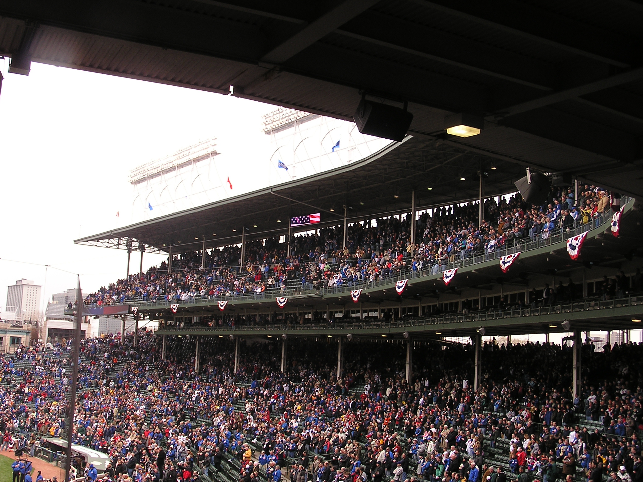 1st BASE STANDS - Wrigley Field, Chicago, Il