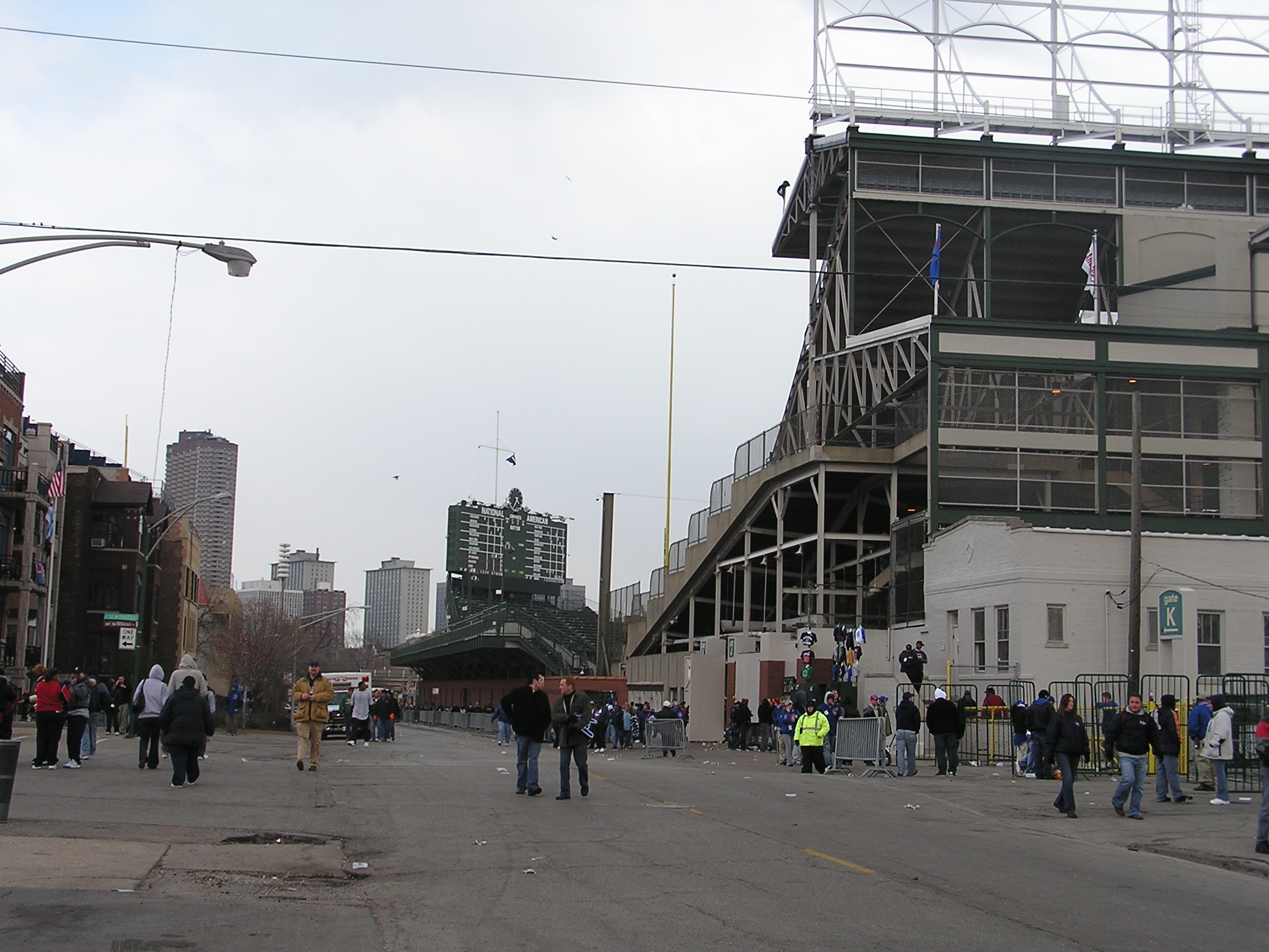 Waveland Avenue, Wrigley Field, Chicago, Il